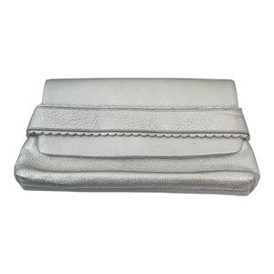 Talbots Metallic Silver Wristlet